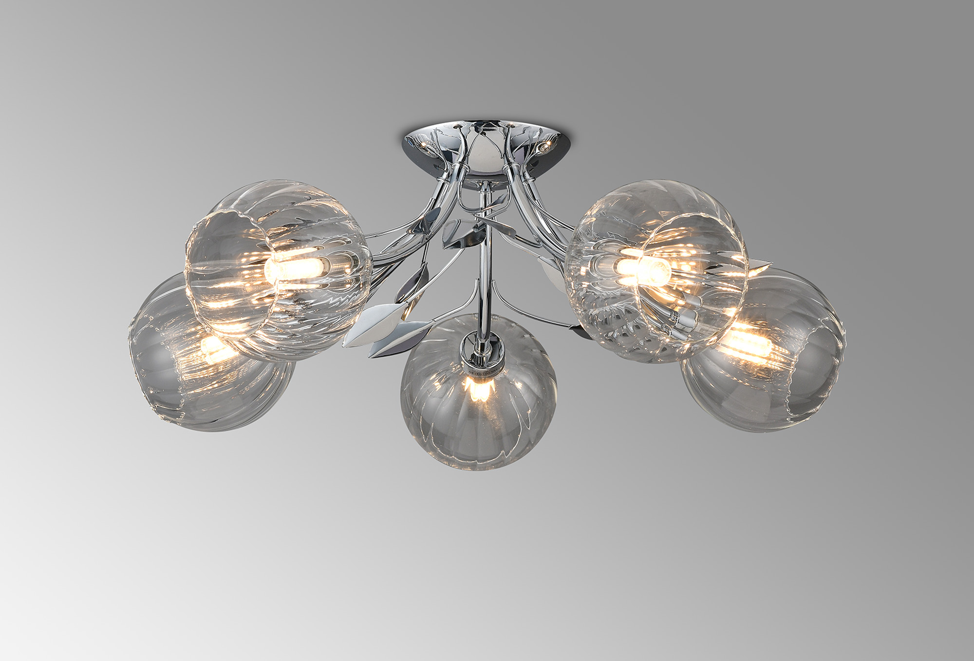 Elm Ceiling Lights Deco Semi Flush Fittings